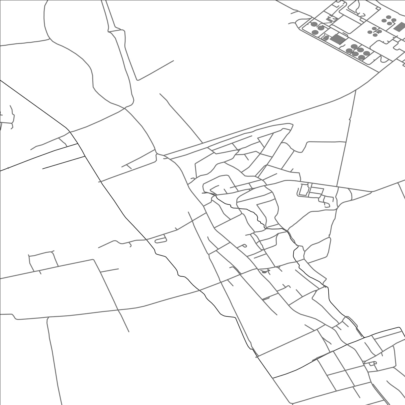 ROAD MAP OF VALALIKY, SLOVAKIA BY MAPBAKES