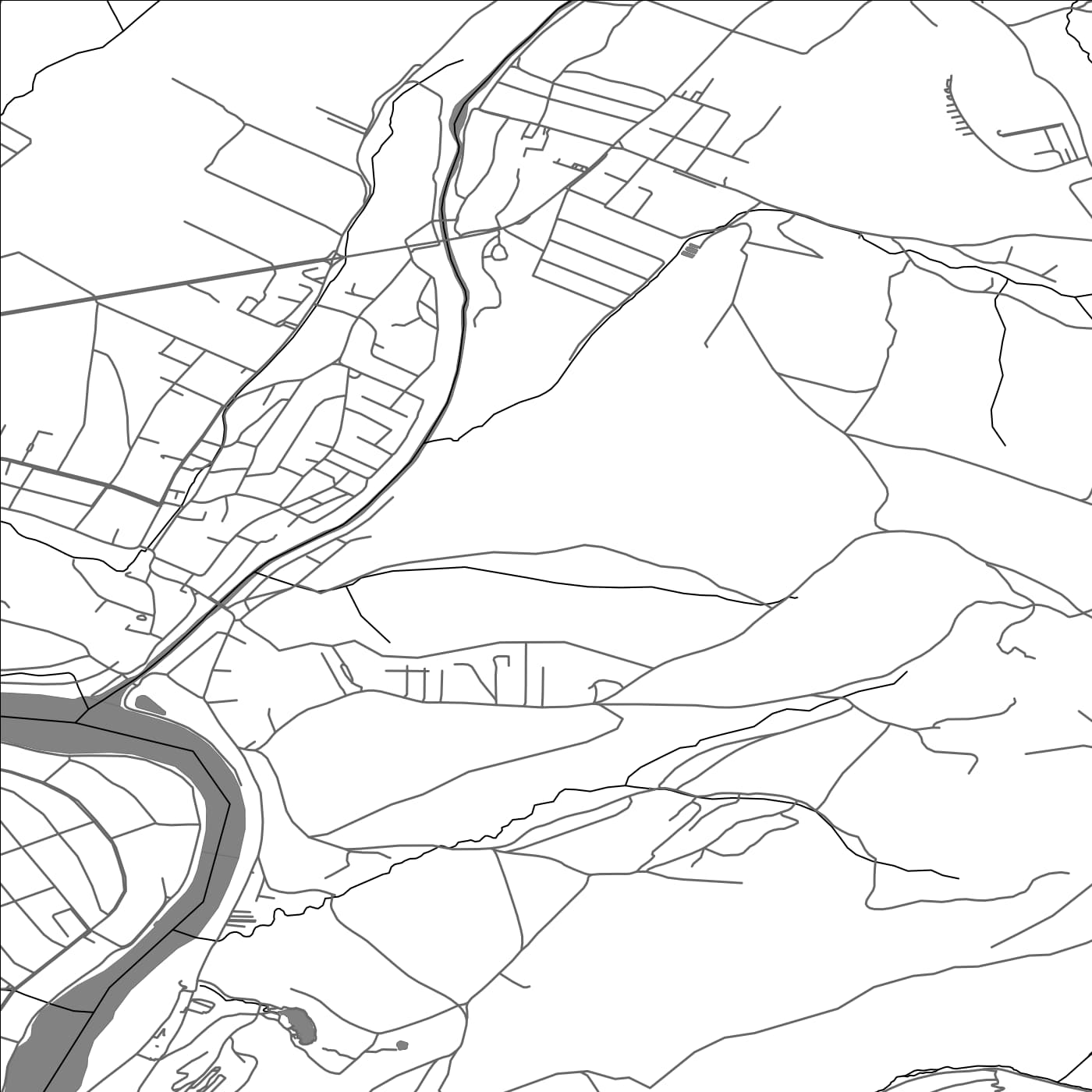 ROAD MAP OF VARÍN, SLOVAKIA BY MAPBAKES