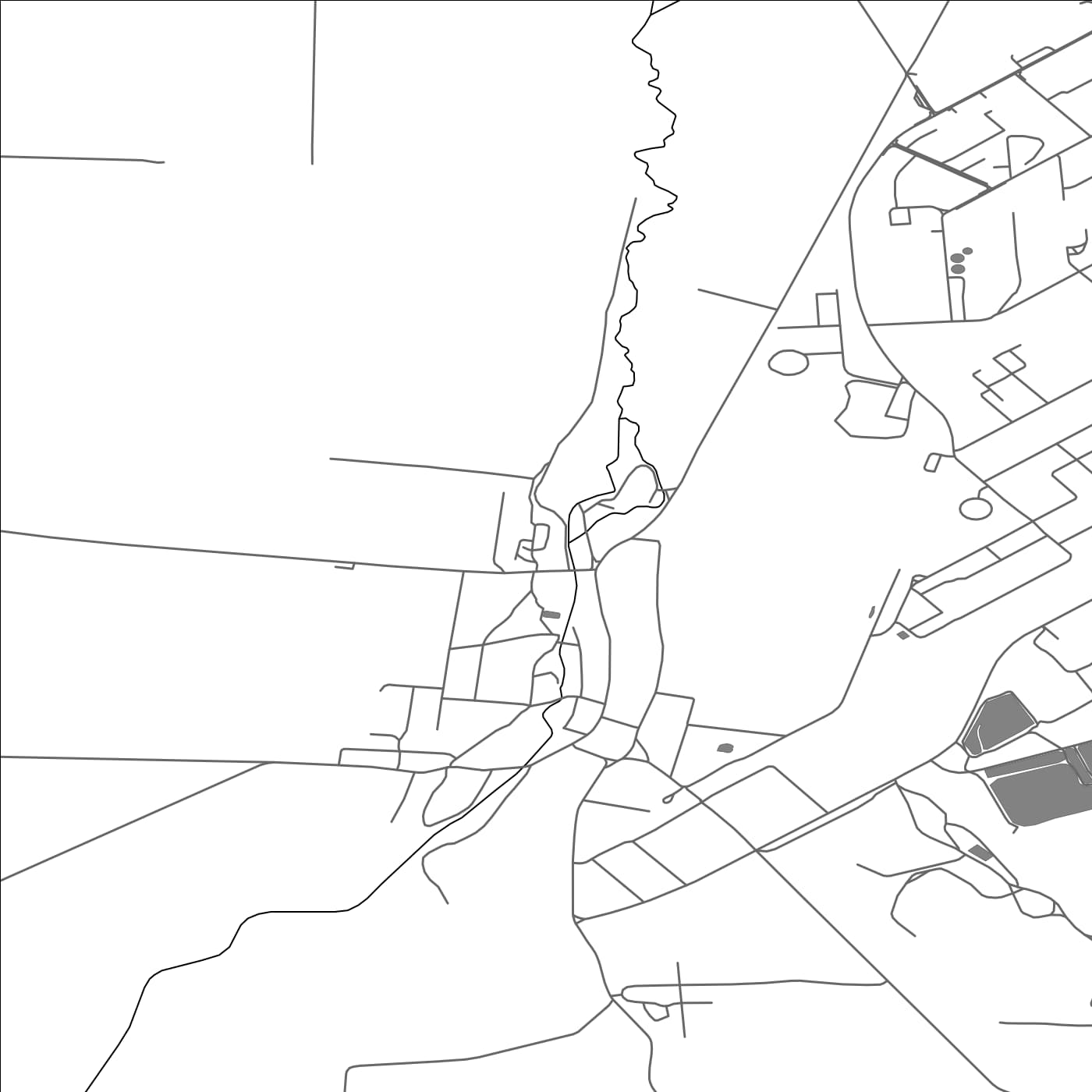 ROAD MAP OF VEĽKÁ IDA, SLOVAKIA BY MAPBAKES