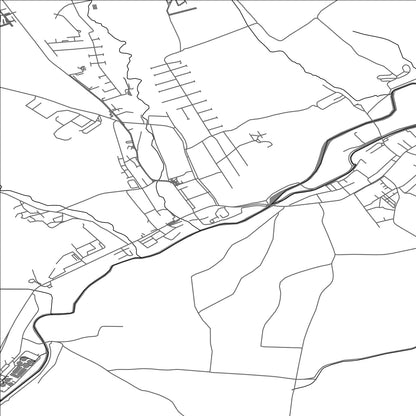 ROAD MAP OF VEĽKÁ LOMNICA, SLOVAKIA BY MAPBAKES