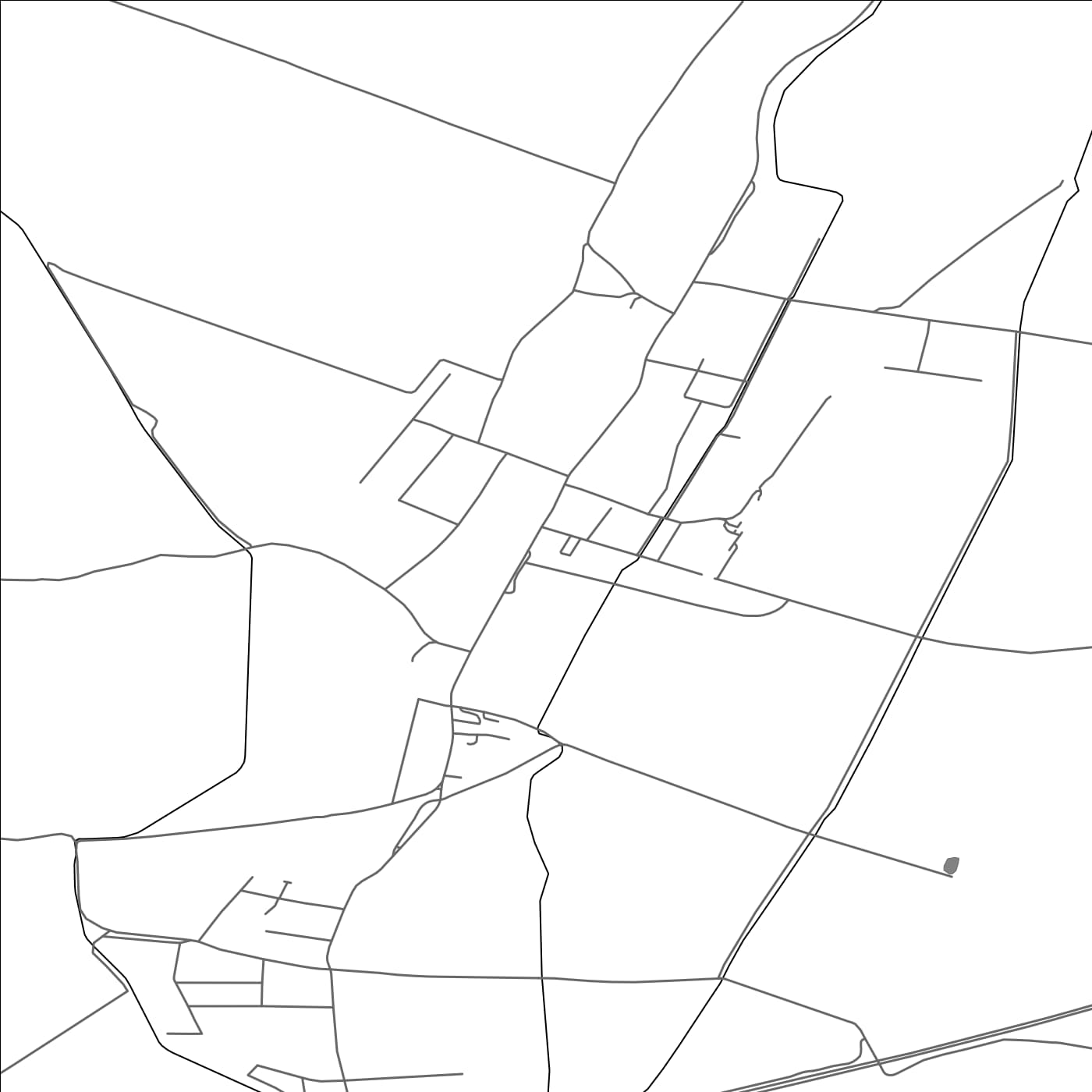 ROAD MAP OF VEĽKÉ BRESTOVANY, SLOVAKIA BY MAPBAKES