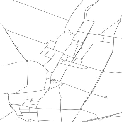 ROAD MAP OF VEĽKÉ BRESTOVANY, SLOVAKIA BY MAPBAKES