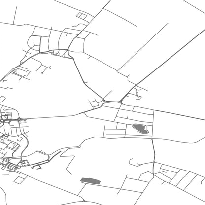 ROAD MAP OF VEĽKÉ DVORNÍKY, SLOVAKIA BY MAPBAKES