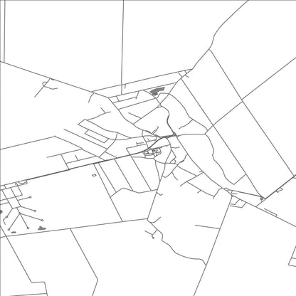 ROAD MAP OF VEĽKÉ ÚĽANY, SLOVAKIA BY MAPBAKES