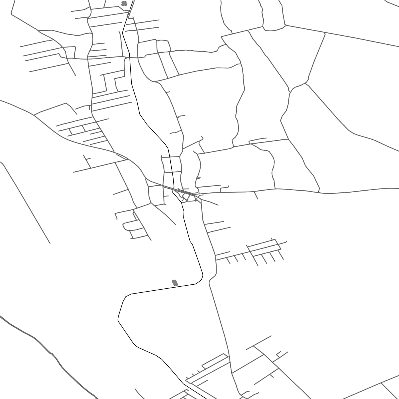 ROAD MAP OF VEĽKÝ LAPÁŠ, SLOVAKIA BY MAPBAKES