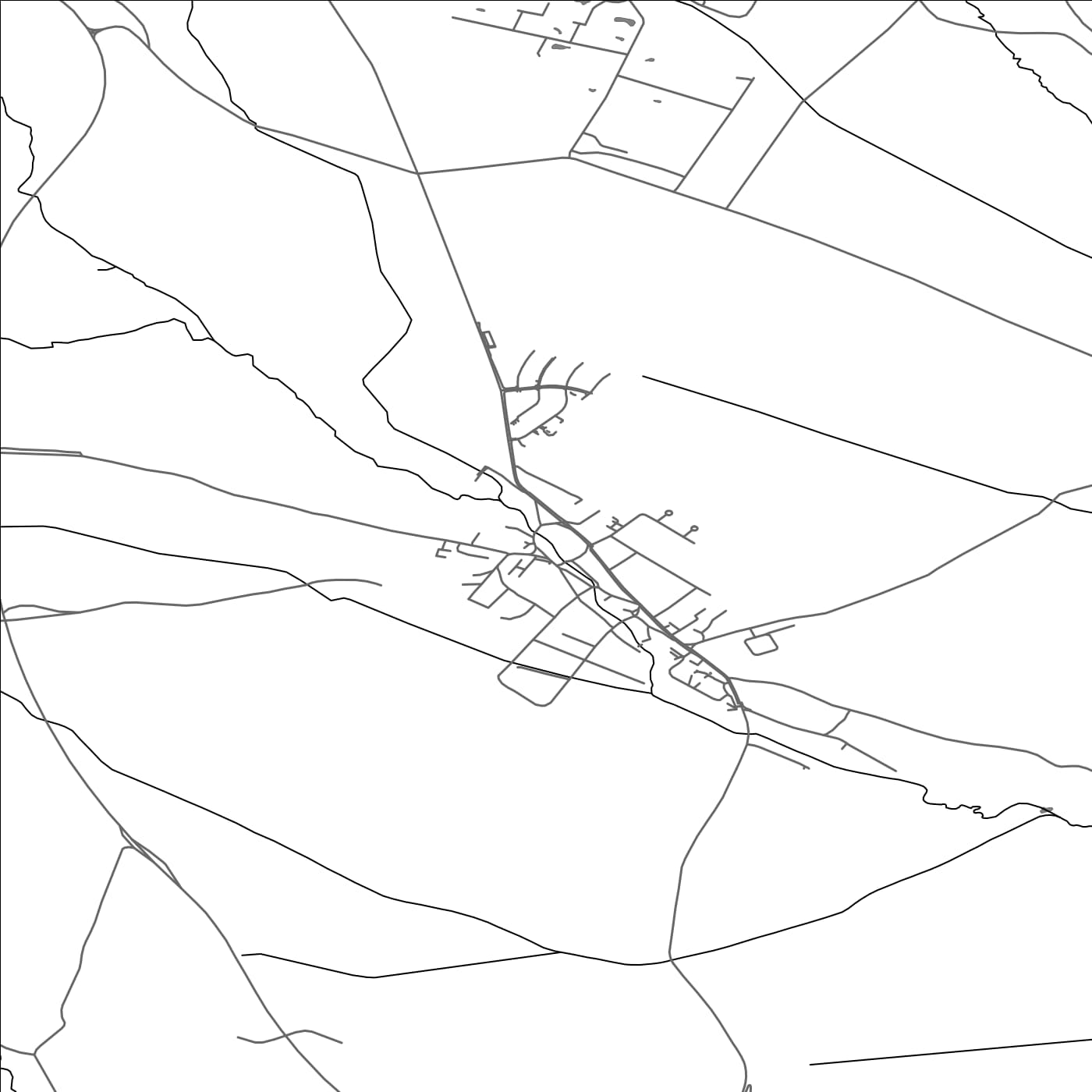 ROAD MAP OF VEĽKÝ SLAVKOV, SLOVAKIA BY MAPBAKES