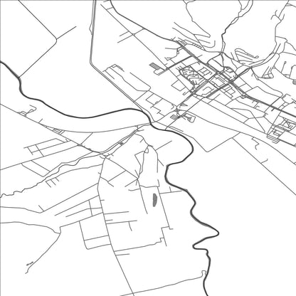 ROAD MAP OF VRANOV NAD TOPĽOU, SLOVAKIA BY MAPBAKES