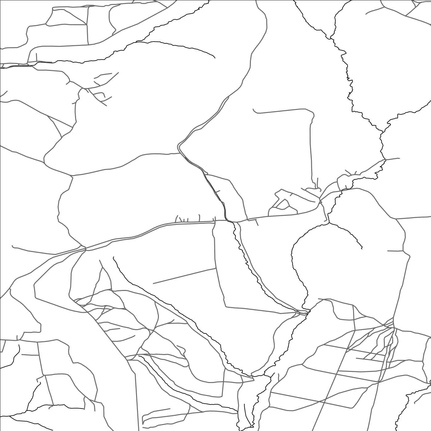 ROAD MAP OF VTÁČKOVCE, SLOVAKIA BY MAPBAKES