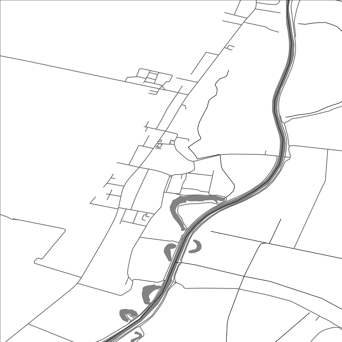 ROAD MAP OF VÝČAPY-OPATOVCE, SLOVAKIA BY MAPBAKES