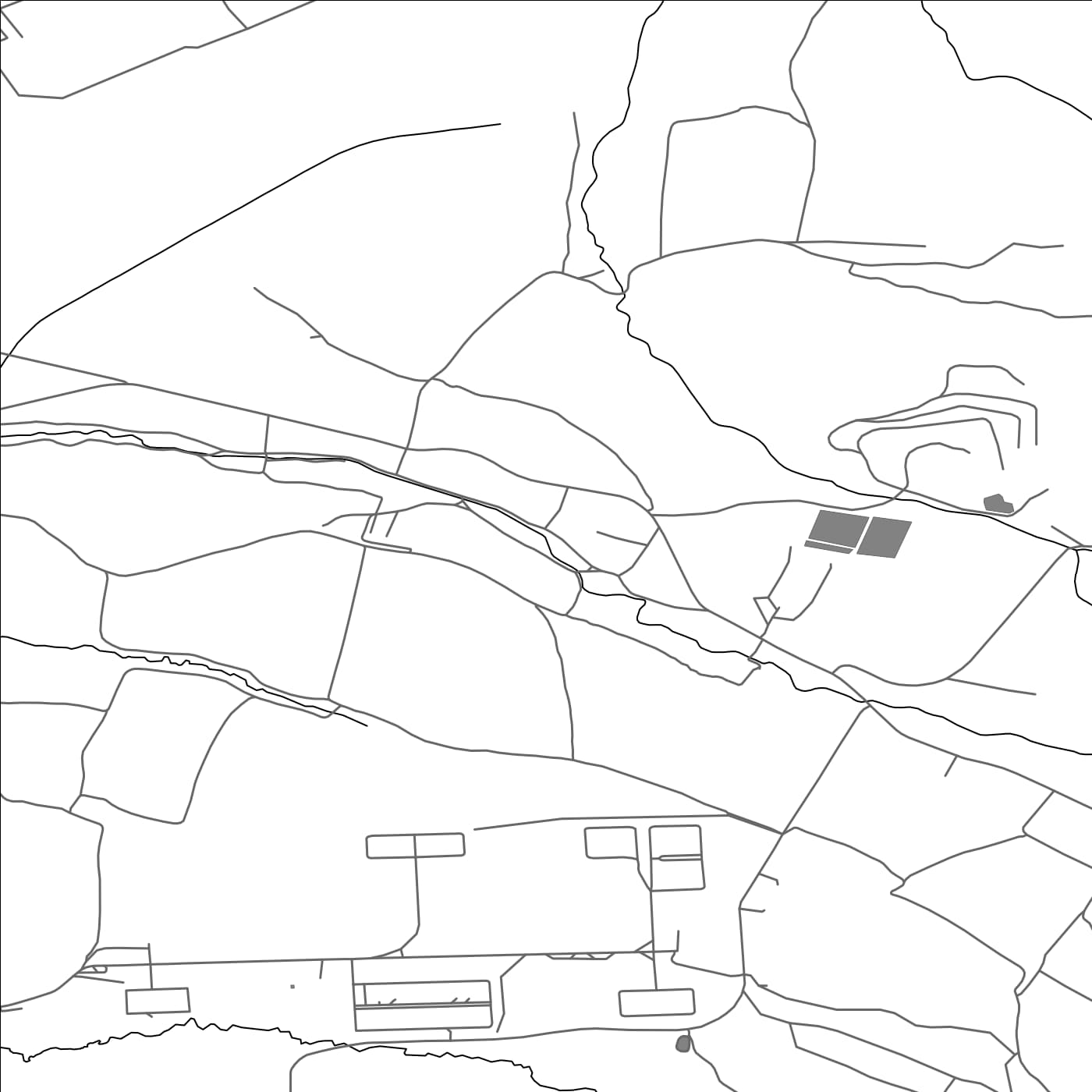 ROAD MAP OF VYŠNÁ ŠEBASTOVÁ, SLOVAKIA BY MAPBAKES