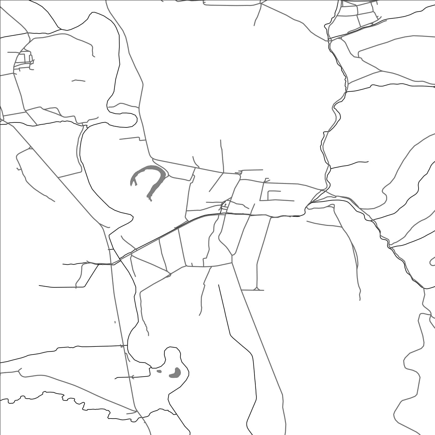 ROAD MAP OF VYŠNÝ ŽIPOV, SLOVAKIA BY MAPBAKES