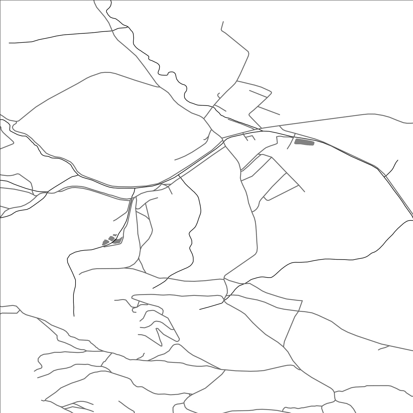 ROAD MAP OF ZÁHRADNÉ, SLOVAKIA BY MAPBAKES