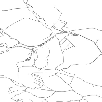 ROAD MAP OF ZÁHRADNÉ, SLOVAKIA BY MAPBAKES