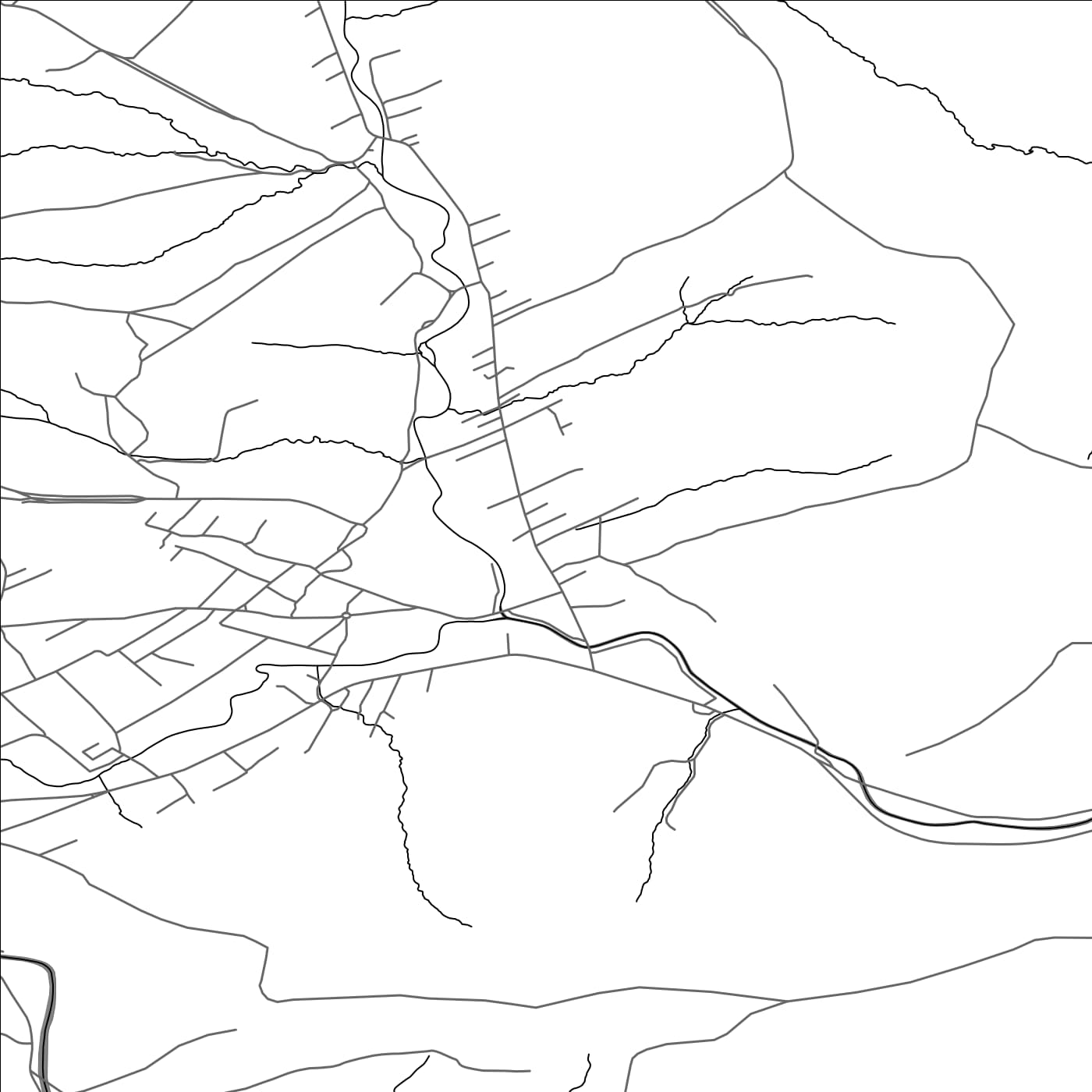 ROAD MAP OF ZÁKAMENNÉ, SLOVAKIA BY MAPBAKES