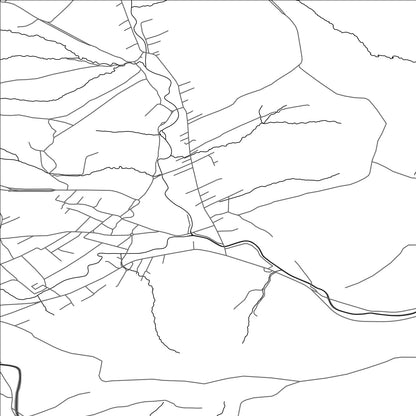 ROAD MAP OF ZÁKAMENNÉ, SLOVAKIA BY MAPBAKES