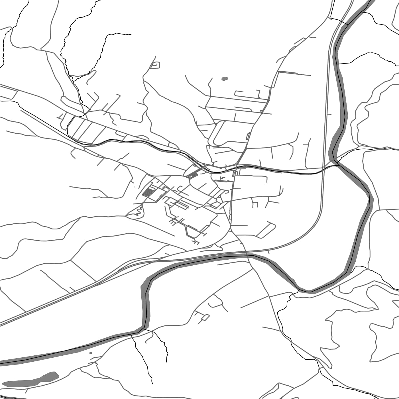 ROAD MAP OF ŽARNOVICA, SLOVAKIA BY MAPBAKES