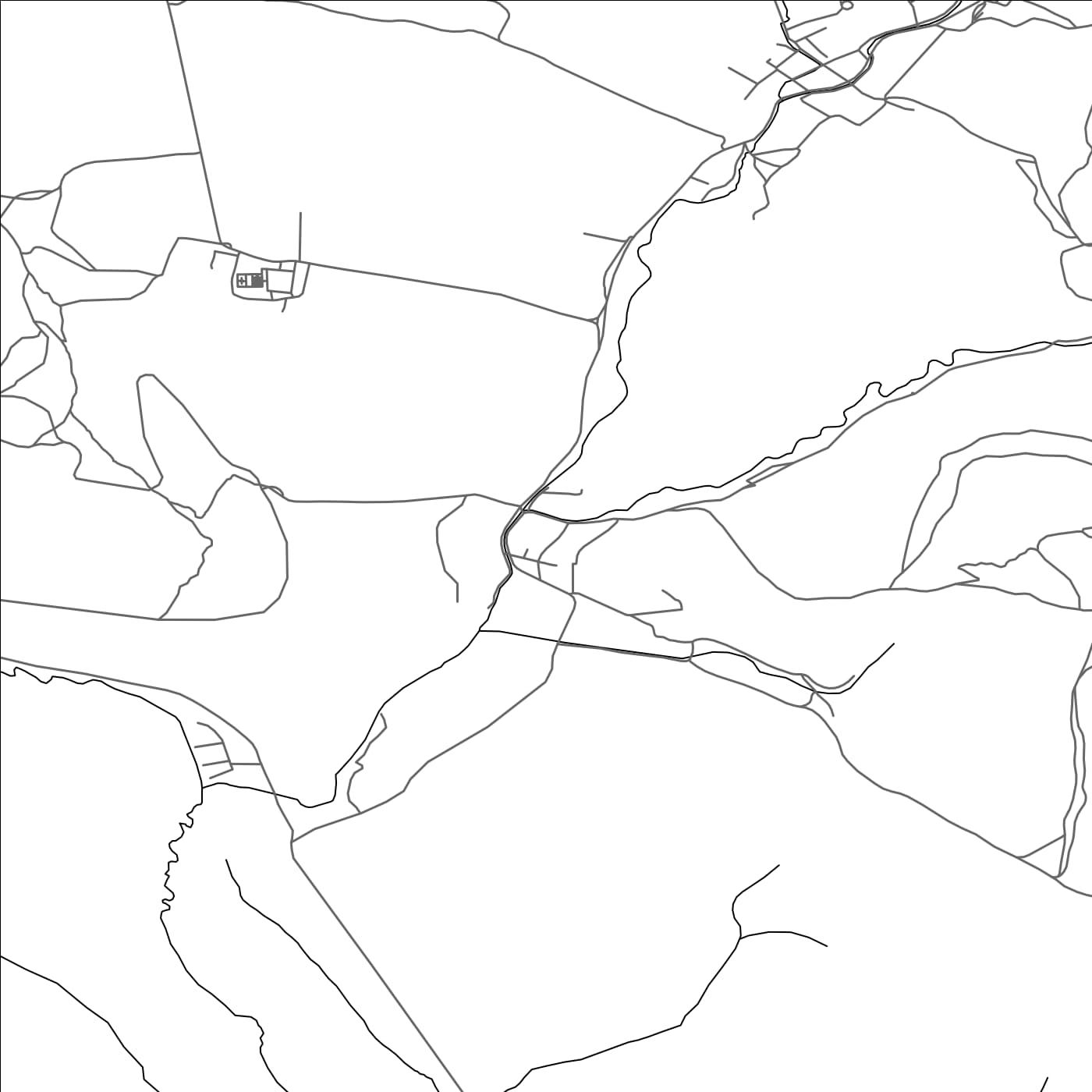 ROAD MAP OF ŽEHRA, SLOVAKIA BY MAPBAKES