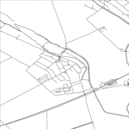 ROAD MAP OF ZELENEČ, SLOVAKIA BY MAPBAKES