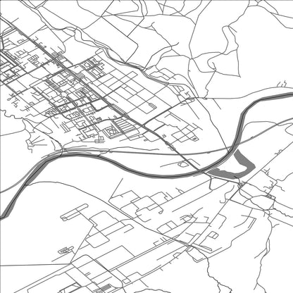 ROAD MAP OF ŽIAR NAD HRONOM, SLOVAKIA BY MAPBAKES