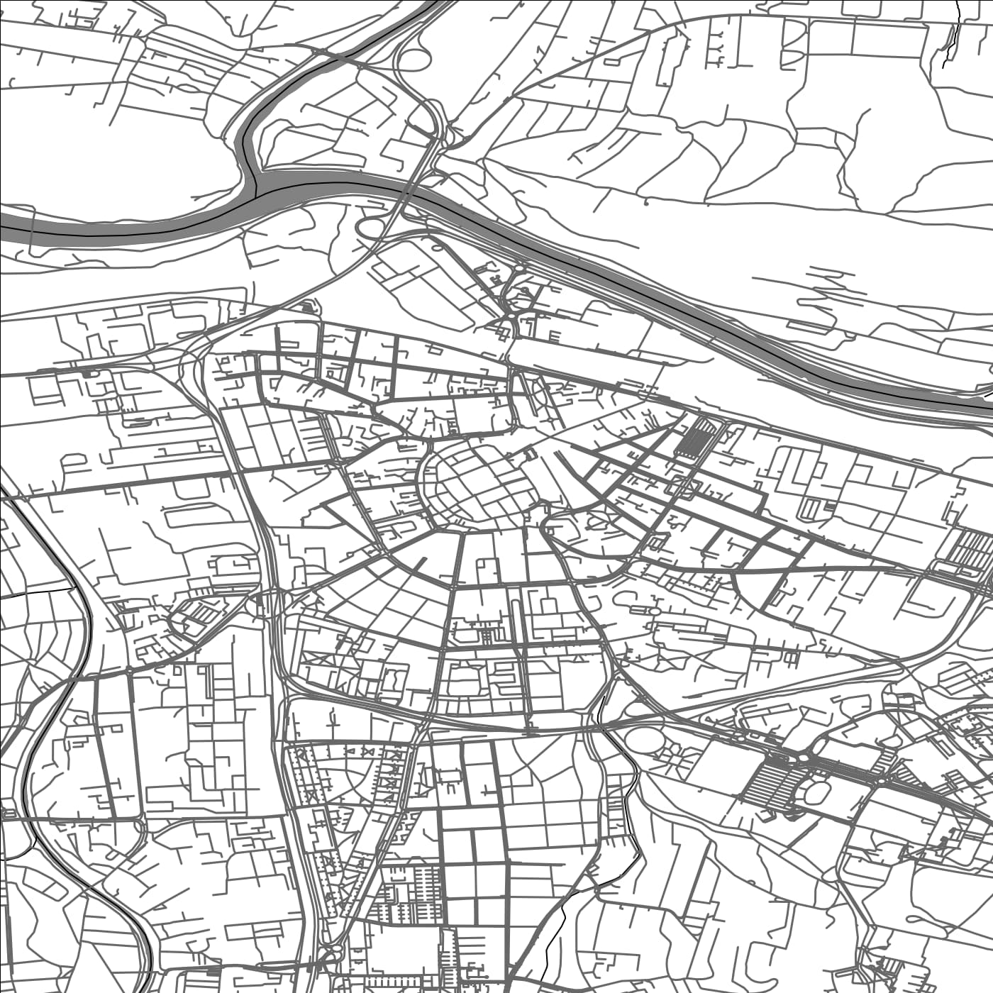 ROAD MAP OF ŽILINA, SLOVAKIA BY MAPBAKES