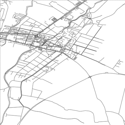 ROAD MAP OF ZLATÉ MORAVCE, SLOVAKIA BY MAPBAKES