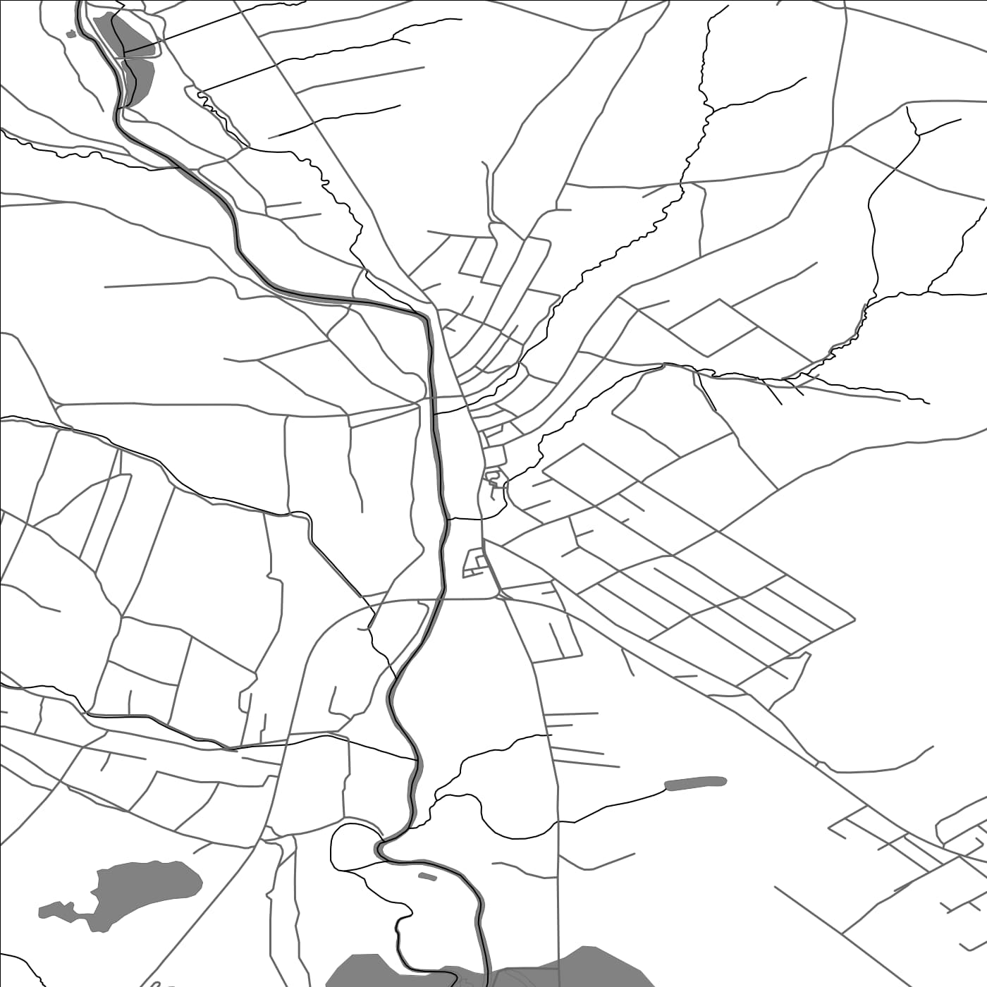 ROAD MAP OF ZUBROHLAVA, SLOVAKIA BY MAPBAKES