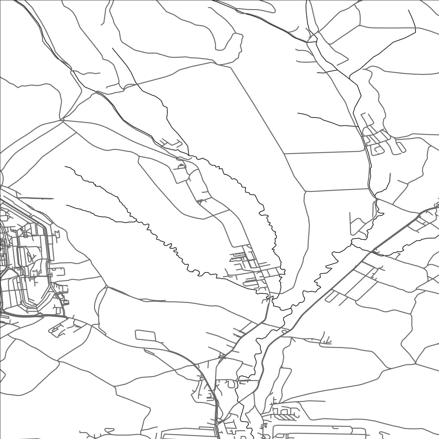 ROAD MAP OF ZVOLENSKÉ NEMCE, SLOVAKIA BY MAPBAKES