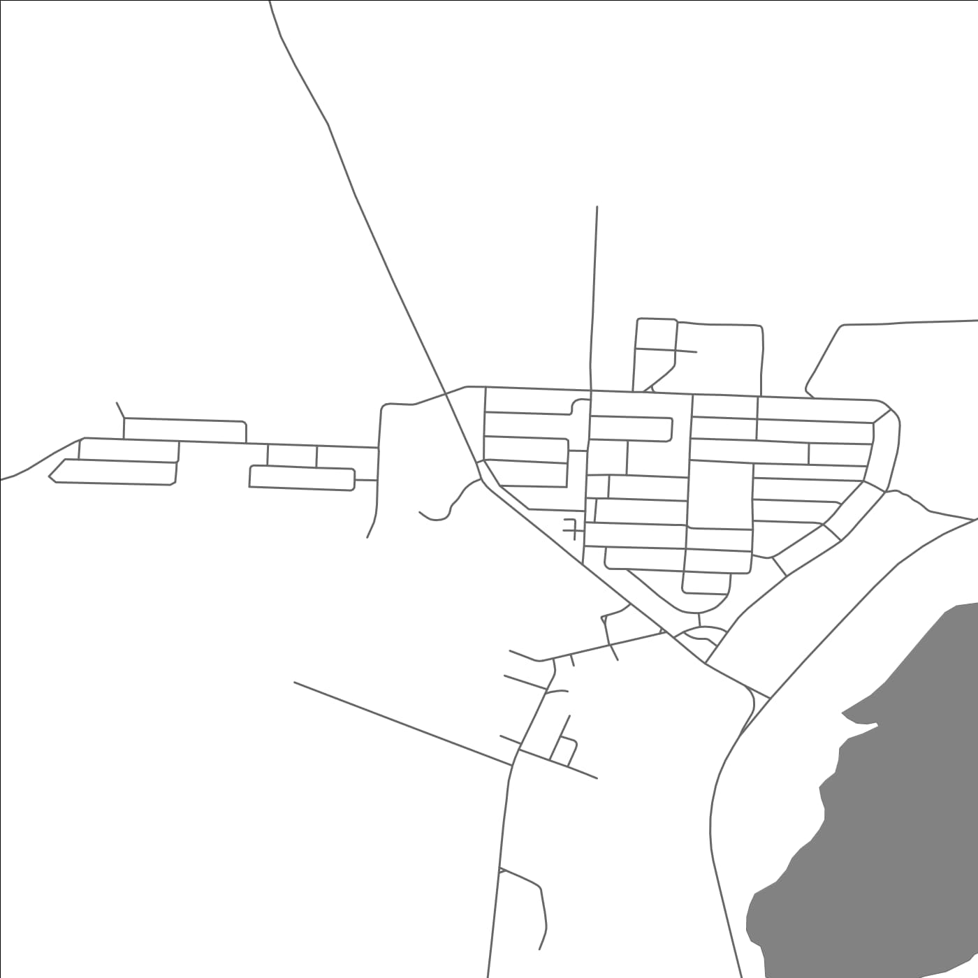 ROAD MAP OF ALLANRIDGE, SOUTH AFRICA BY MAPBAKES