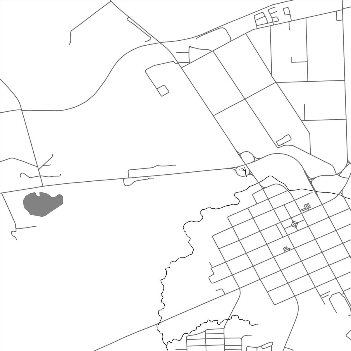 ROAD MAP OF BETHAL, SOUTH AFRICA BY MAPBAKES