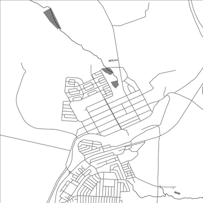 ROAD MAP OF BREYTEN, SOUTH AFRICA BY MAPBAKES