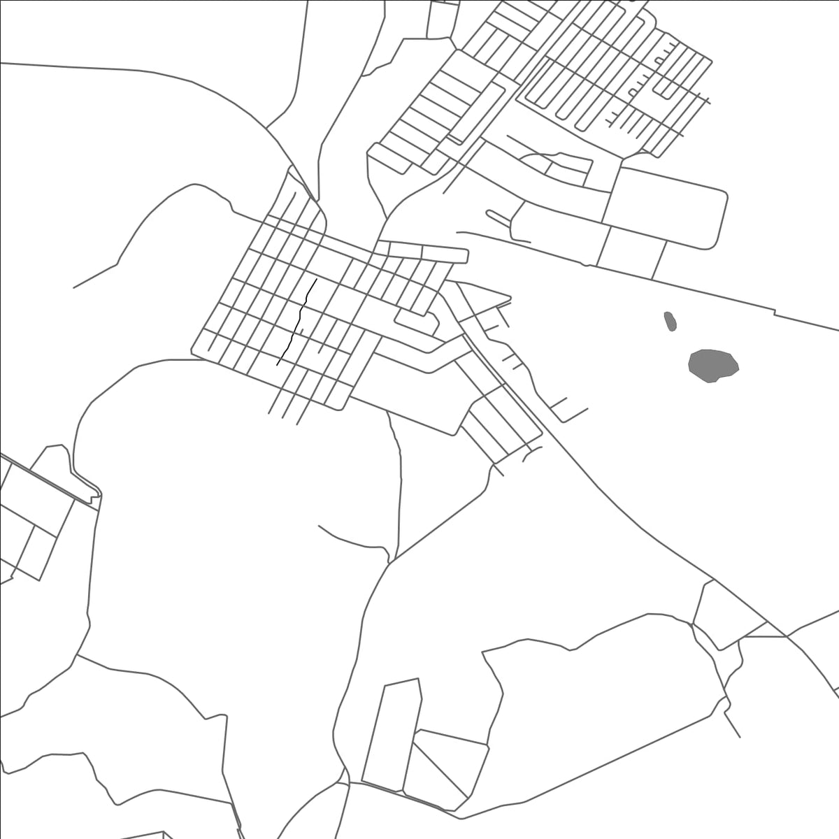 ROAD MAP OF DARLING, SOUTH AFRICA BY MAPBAKES