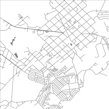 ROAD MAP OF DUNDEE, SOUTH AFRICA BY MAPBAKES