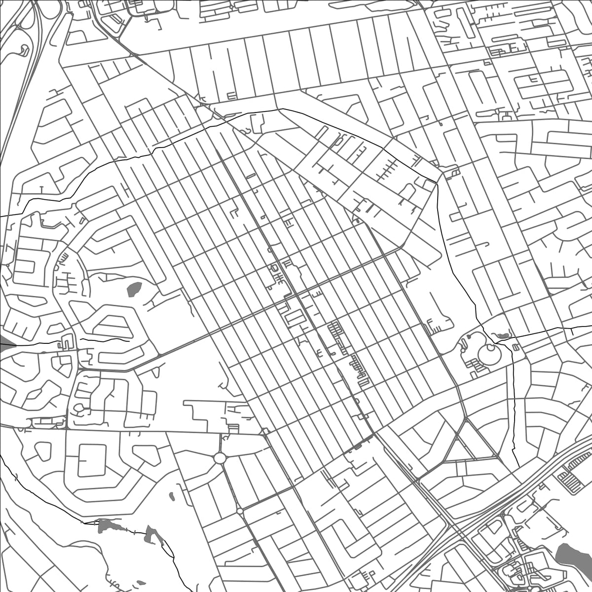 ROAD MAP OF EDENVALE, SOUTH AFRICA BY MAPBAKES