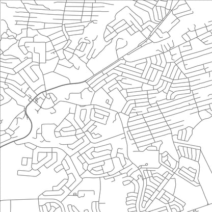 ROAD MAP OF THOHOYANDOU, SOUTH AFRICA BY MAPBAKES