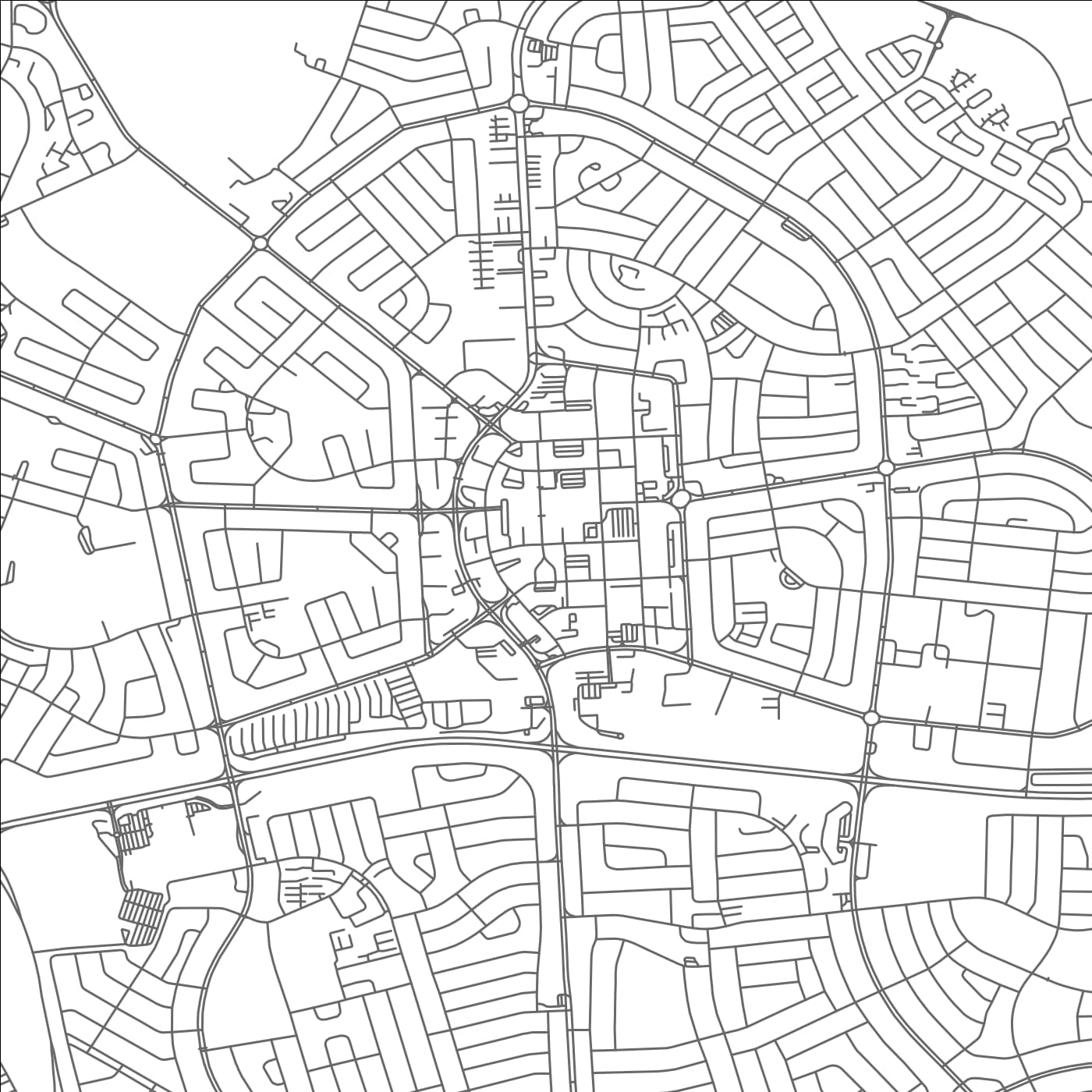 ROAD MAP OF VANDERBIJLPARK, SOUTH AFRICA BY MAPBAKES