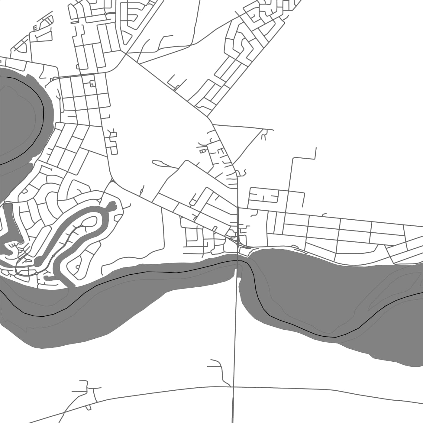 ROAD MAP OF VELDDRIF, SOUTH AFRICA BY MAPBAKES