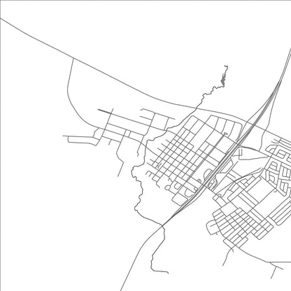 ROAD MAP OF VENTERSBURG, SOUTH AFRICA BY MAPBAKES