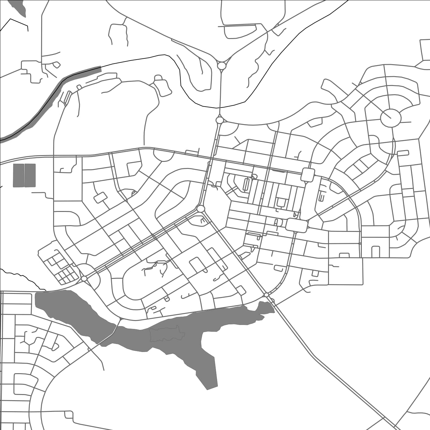 ROAD MAP OF VIRGINIA, SOUTH AFRICA BY MAPBAKES