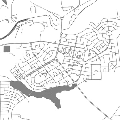 ROAD MAP OF VIRGINIA, SOUTH AFRICA BY MAPBAKES