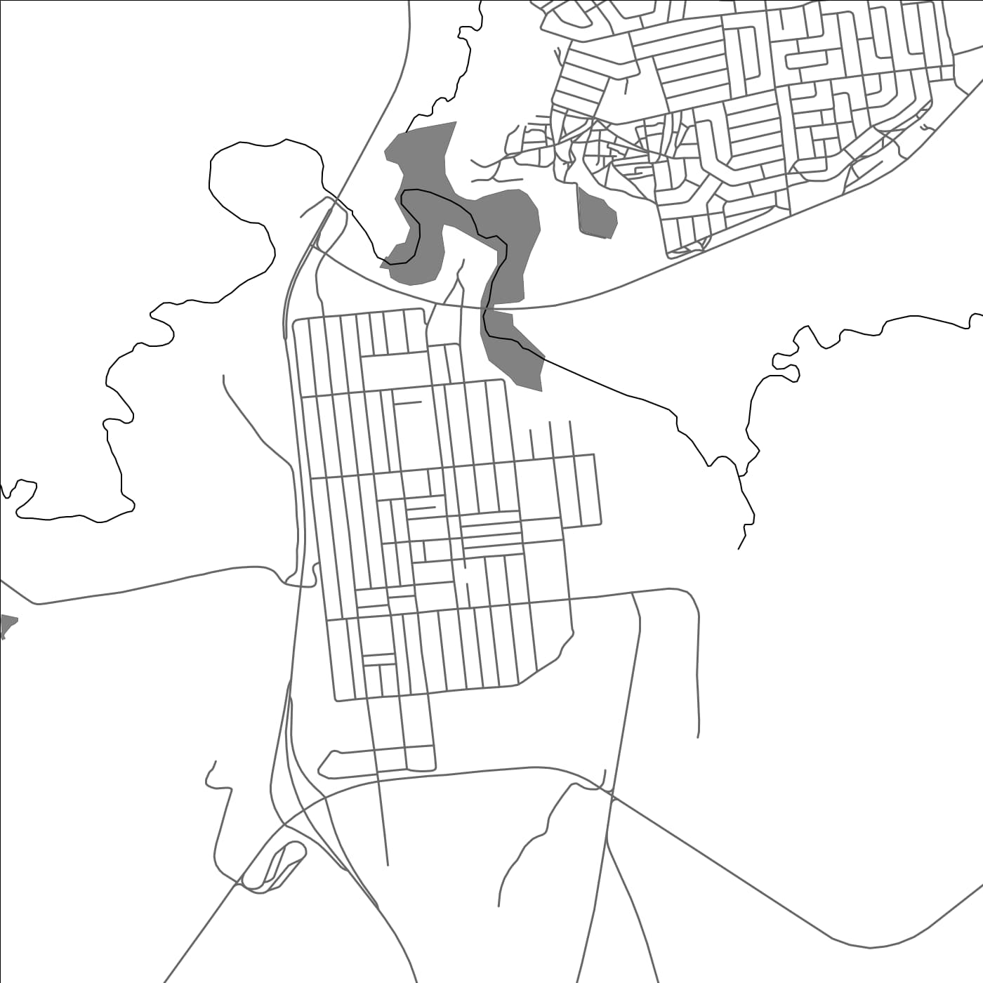 ROAD MAP OF WARDEN, SOUTH AFRICA BY MAPBAKES