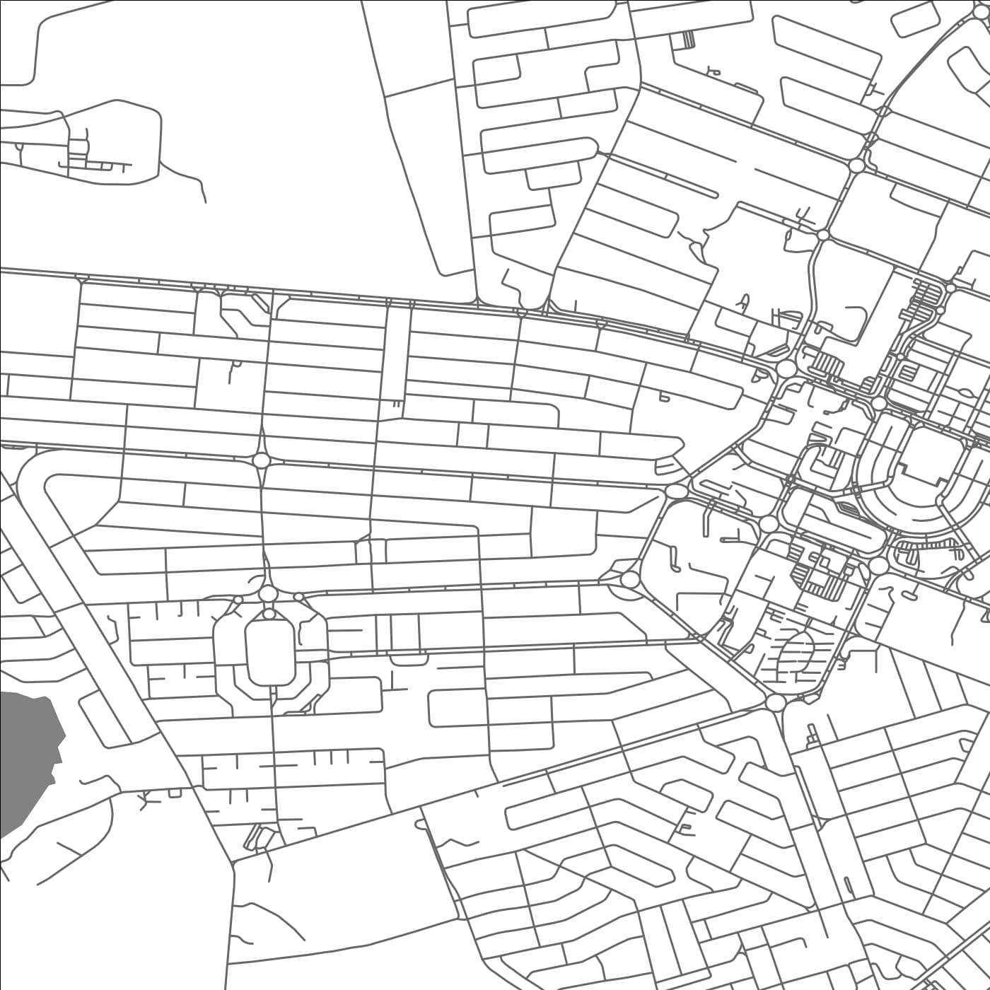 ROAD MAP OF WELKOM, SOUTH AFRICA BY MAPBAKES