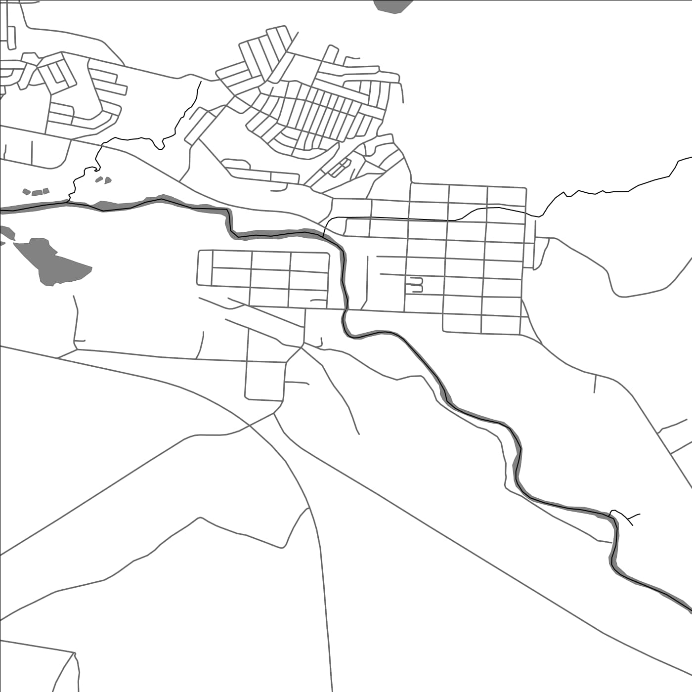 ROAD MAP OF WEPENER, SOUTH AFRICA BY MAPBAKES