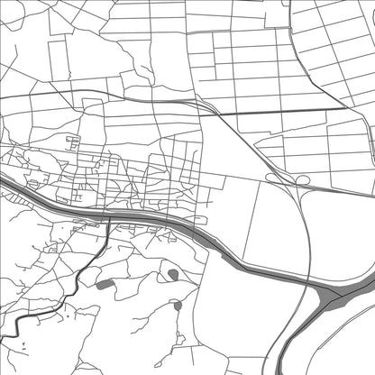 ROAD MAP OF AN'GANG, SOUTH KOREA BY MAPBAKES