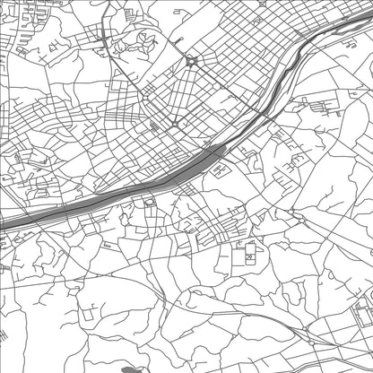 ROAD MAP OF GANGNEUNG, SOUTH KOREA BY MAPBAKES