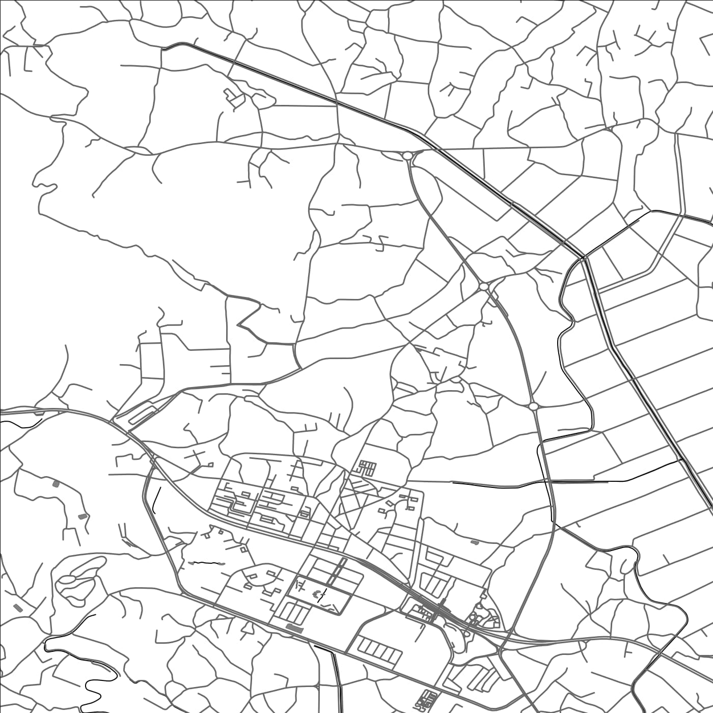 ROAD MAP OF GIMPO, SOUTH KOREA BY MAPBAKES