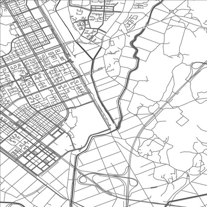 ROAD MAP OF GOYANG, SOUTH KOREA BY MAPBAKES