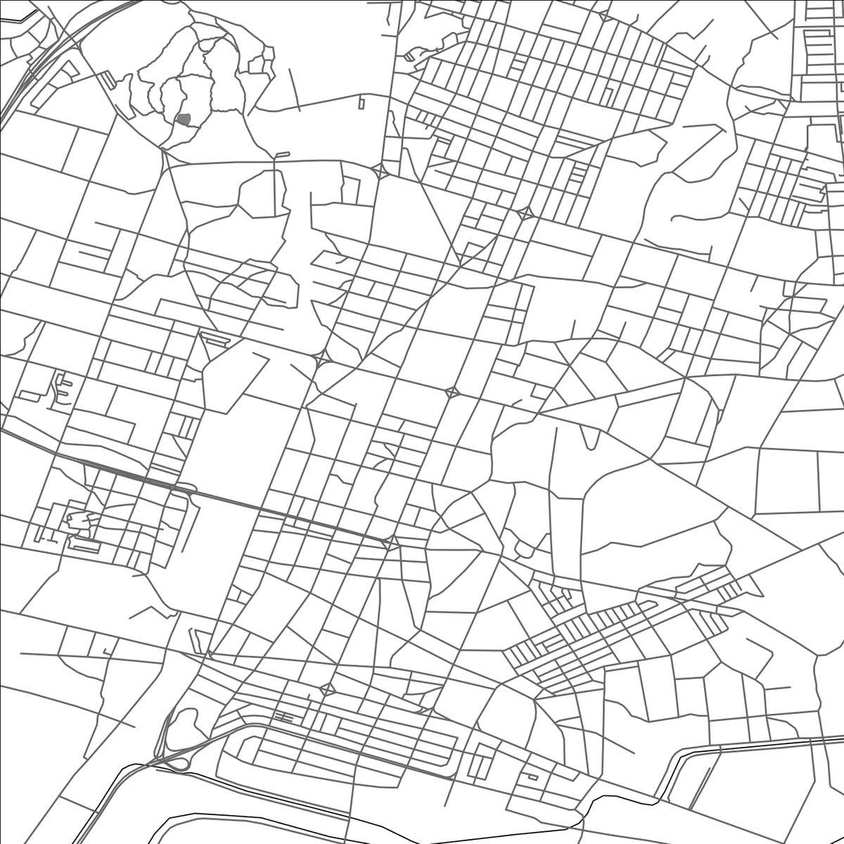 ROAD MAP OF IKSAN, SOUTH KOREA BY MAPBAKES