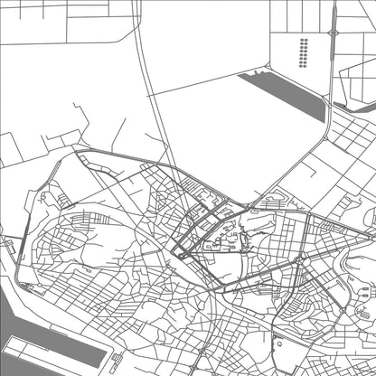 ROAD MAP OF INCHEON, SOUTH KOREA BY MAPBAKES