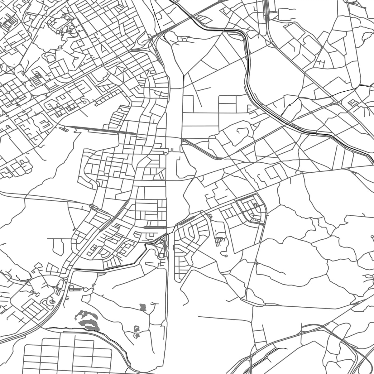 ROAD MAP OF KUNP'O, SOUTH KOREA BY MAPBAKES