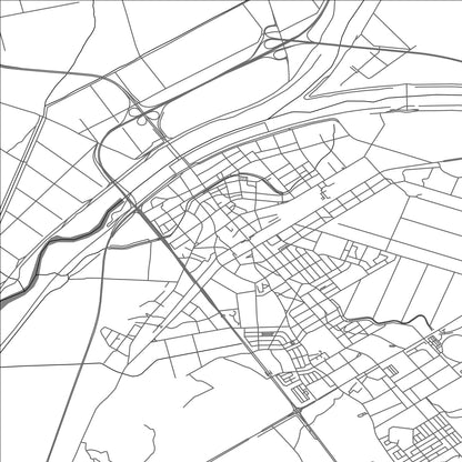 ROAD MAP OF NOKSAN, SOUTH KOREA BY MAPBAKES